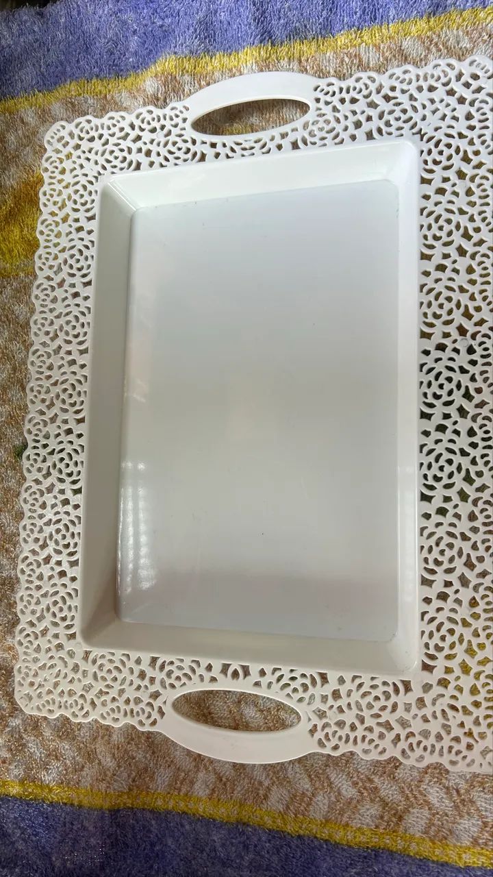 Bandeja de plástico 