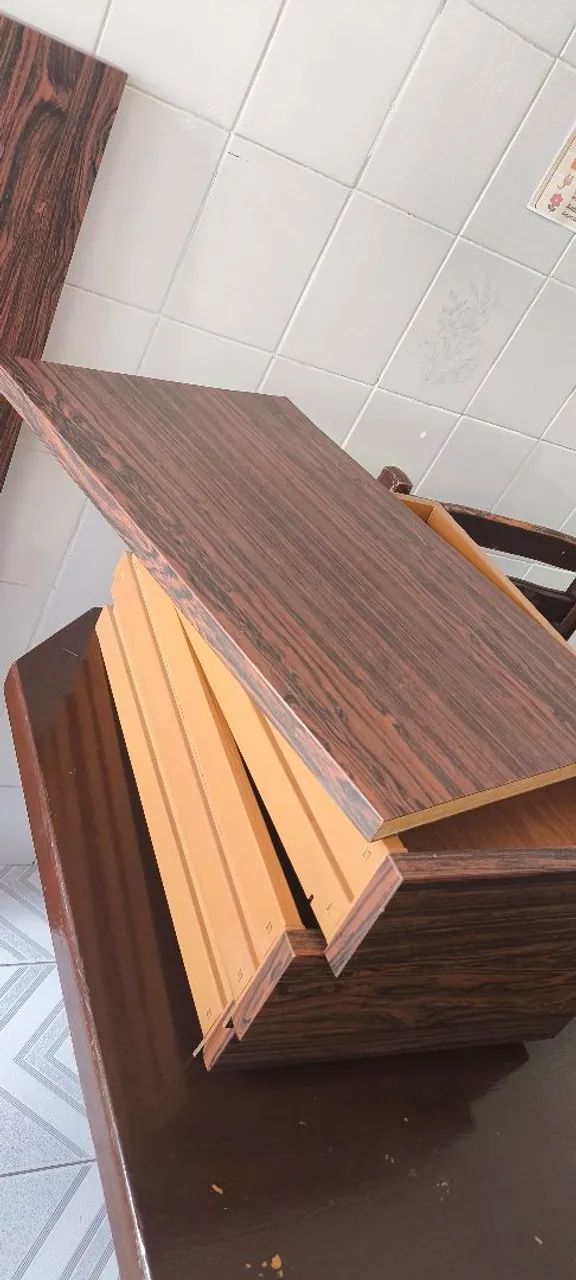 Mesa de escritório com pés de ferro - Foto 5