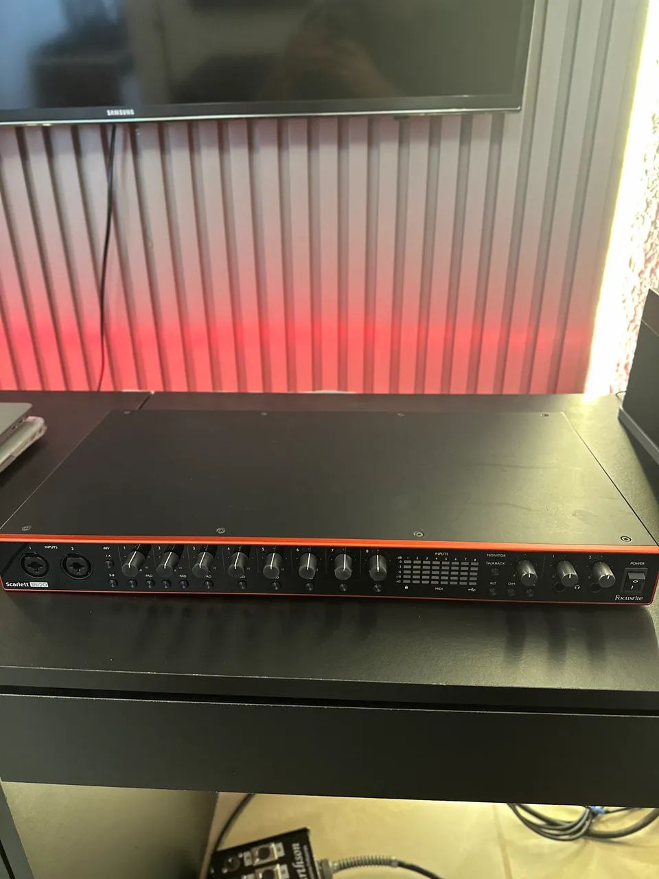 Interface áudio Focusrite Scarlett 18i20 3 gen - Foto 3
