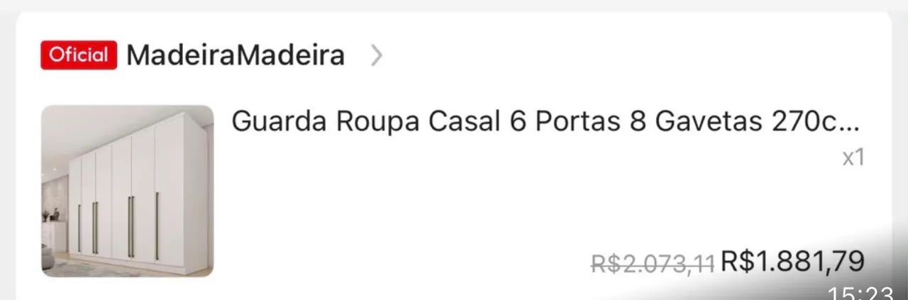 Guarda roupas NOVO - na caixa - bh  - Foto 5