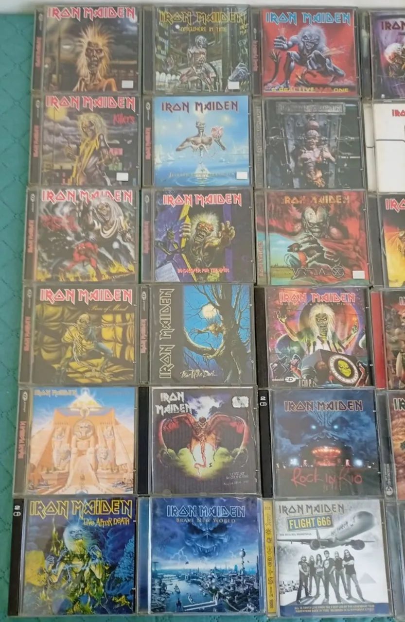 Coleção Iron Maiden Original - 31 CDs - Excelente Estado - VENDO SEPARADO - Foto 3