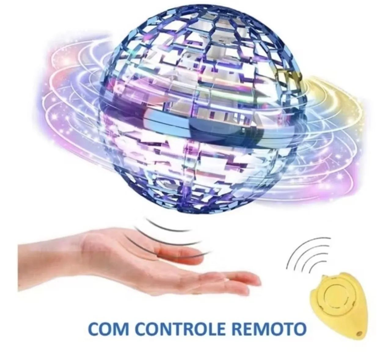 Kit 3 Brinquedo Bola Spinner Voadora 3 peças  - Foto 4