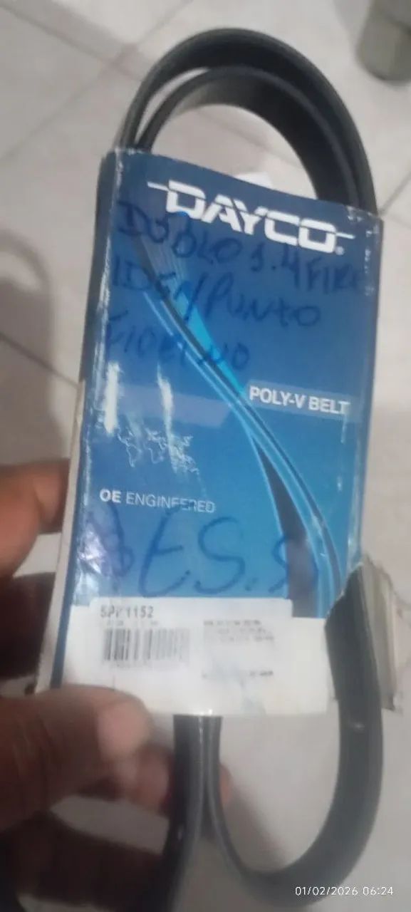 Correia do alternador da bamba e alternador  - Foto 2