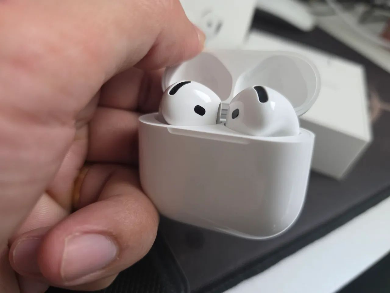 AirPods 4 Apple para iPhone iPad Mac sem ANC - Foto 2