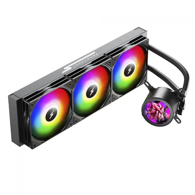 Water Cooler SuperFrame ISENGARD MAGIC 360mm Tela Telinha Display LCD Customizável ARGB