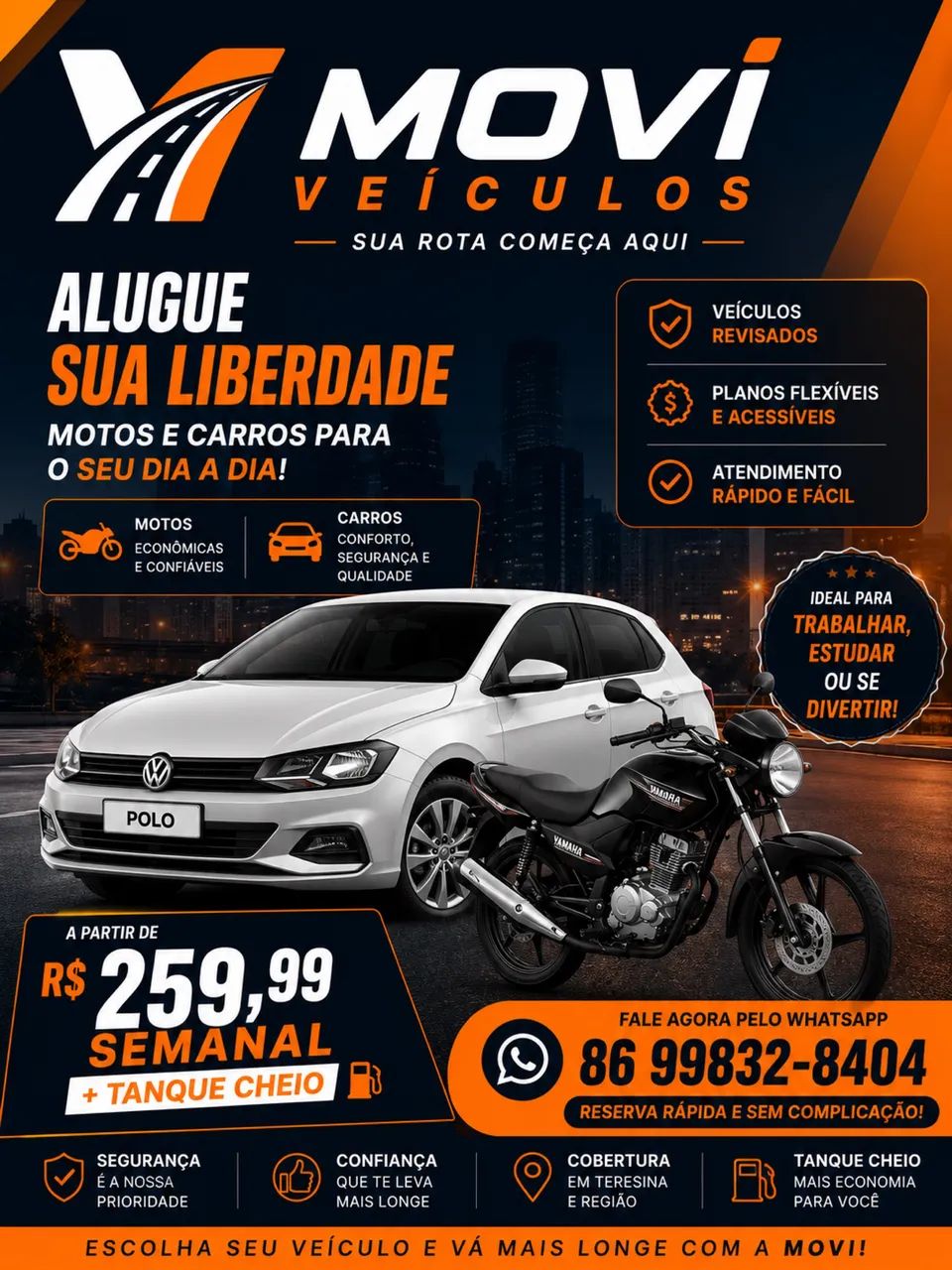 Aluguel de Moto e Carro - Foto 2