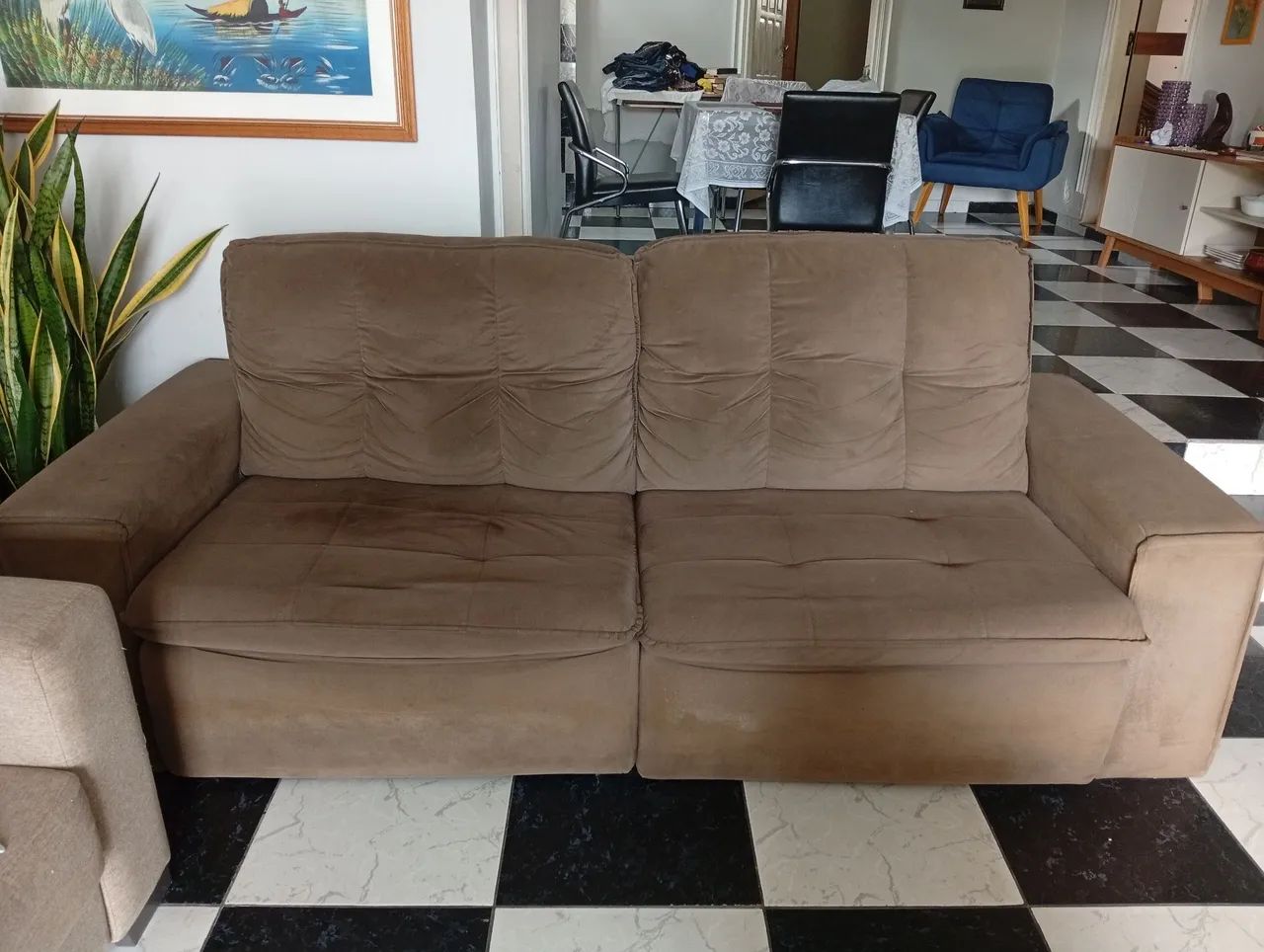 Vendo sofá de camurça  - Foto 2
