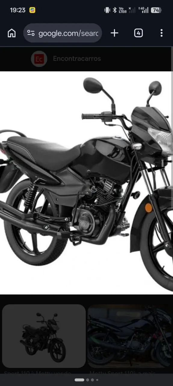 Moto de aluguel 