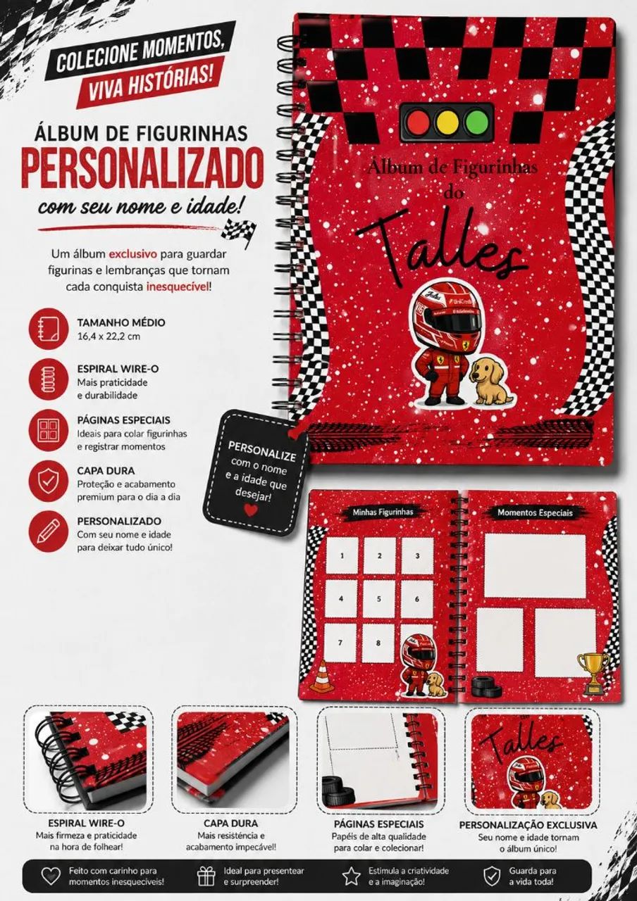 Álbum de figurinhas PERSONALIZADO  - Foto 2