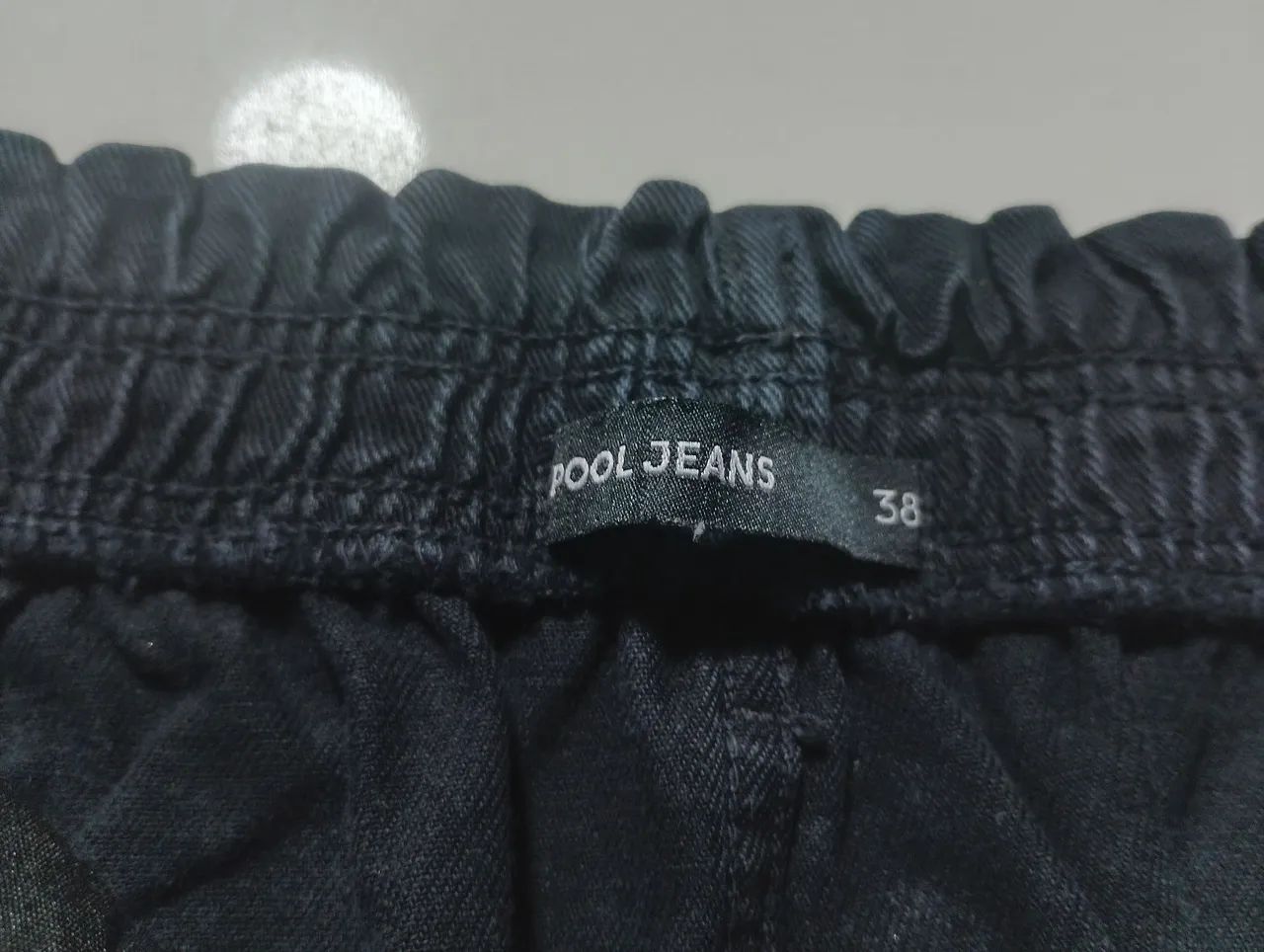 Calças polo jeans número 38 preta