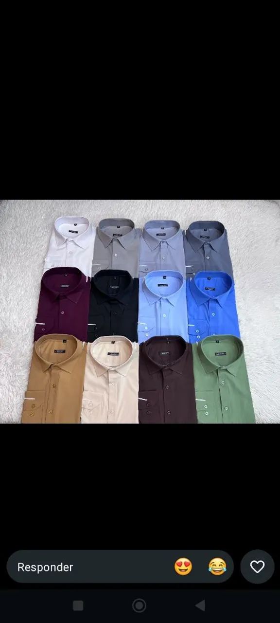 camisas social slim 