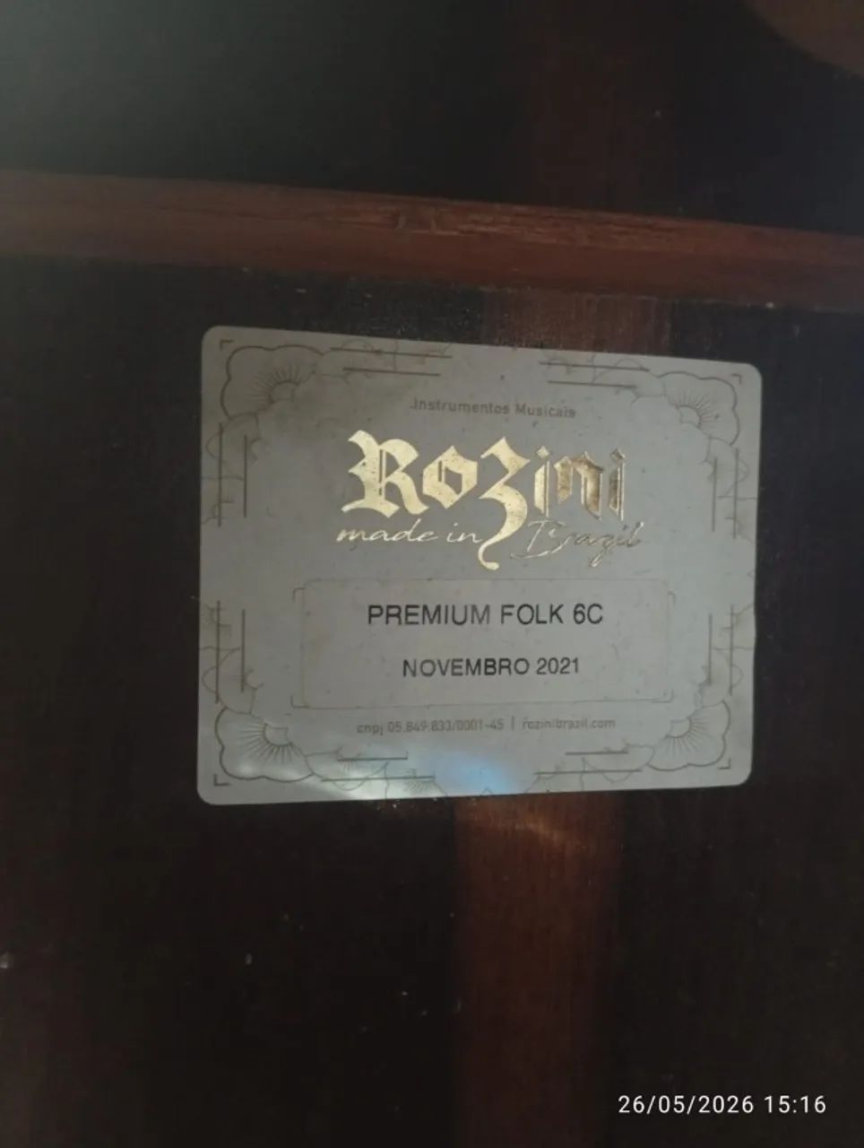 VIOLAO ROZINI PREIMIUM FOLK 6C - Foto 3