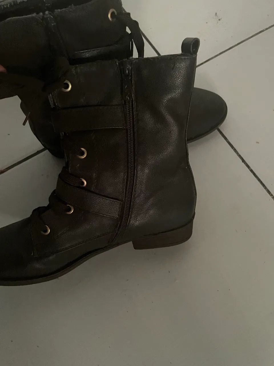 Bota marrom - Foto 3