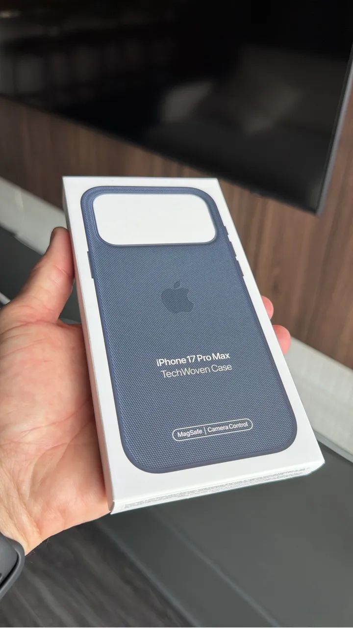 Capa de tecido TechWoven com MagSafe para iPhone 17 Pro Max - Azul