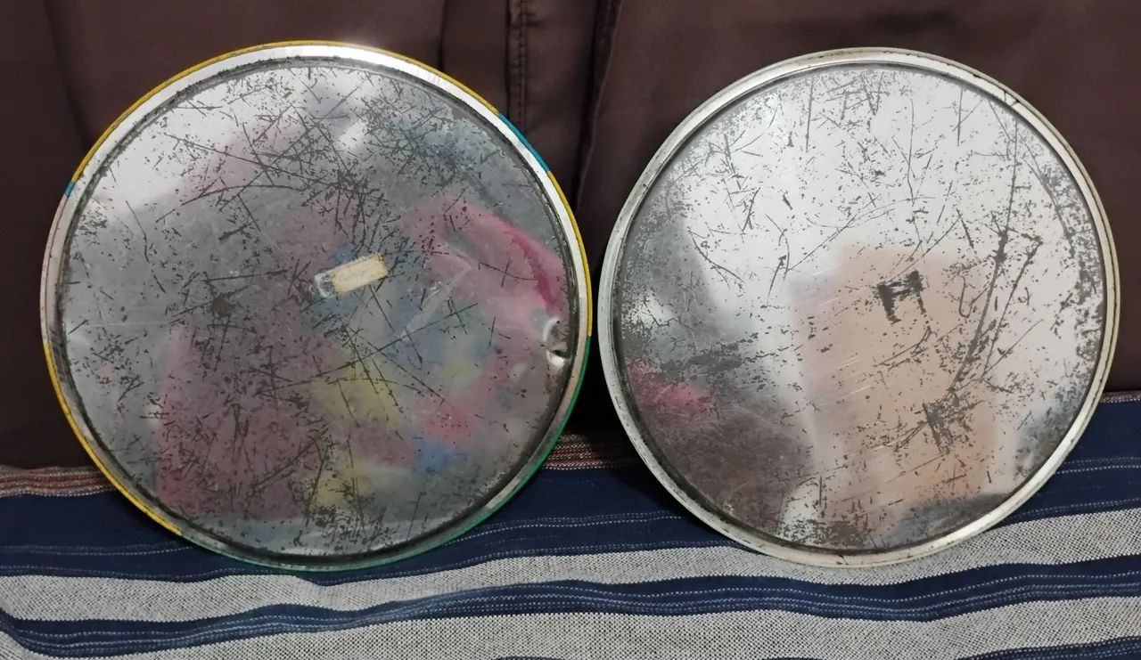 Antigas Bandejas De Metal Bob's - Década de 80 - Foto 5