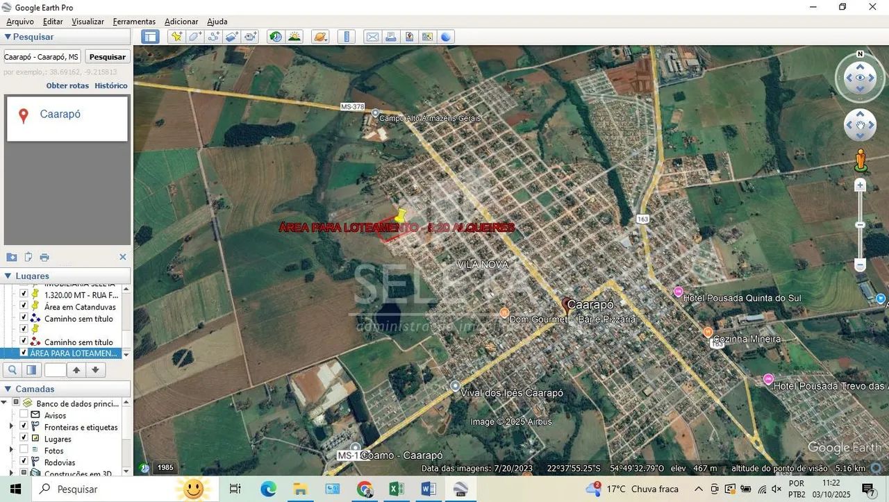 ÁREA PARA LOTEAMENTE POSSIBILIDADE DE 449 TERRENOS - Foto 3