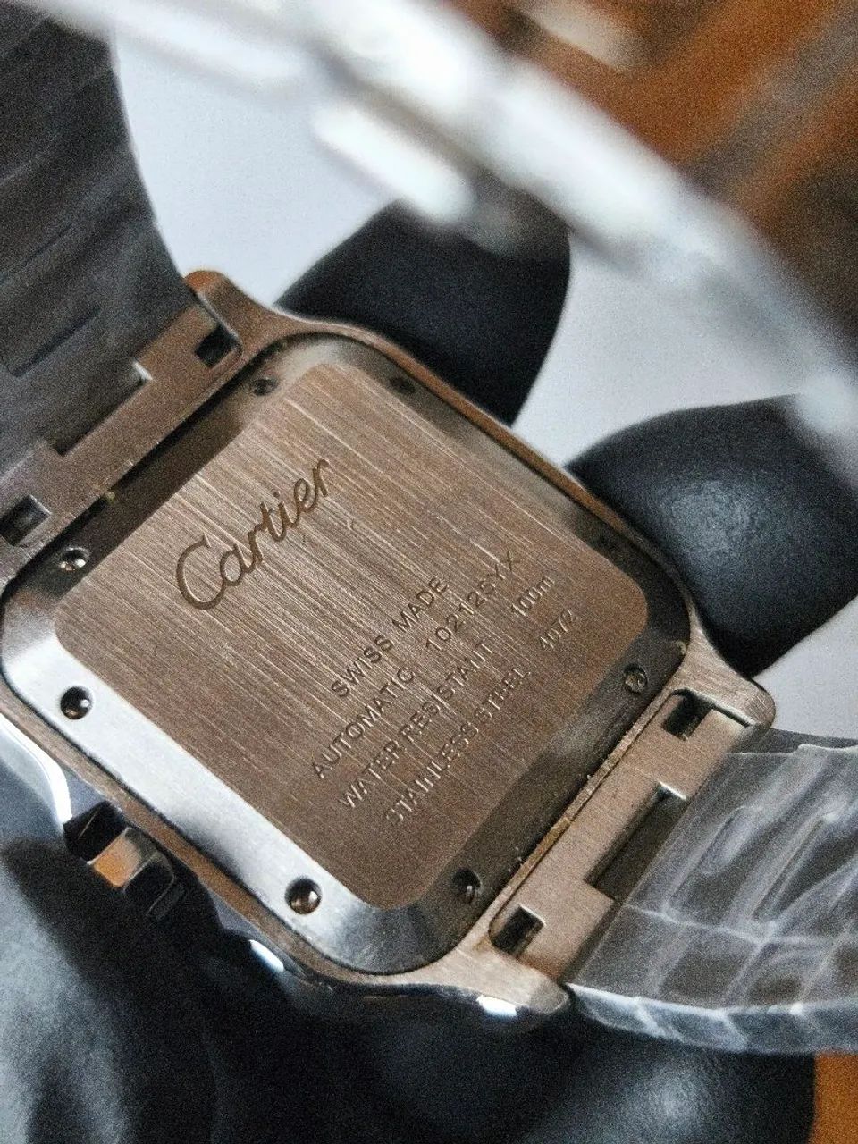 Relógio Cartier Santos 40mm automático  - Foto 5