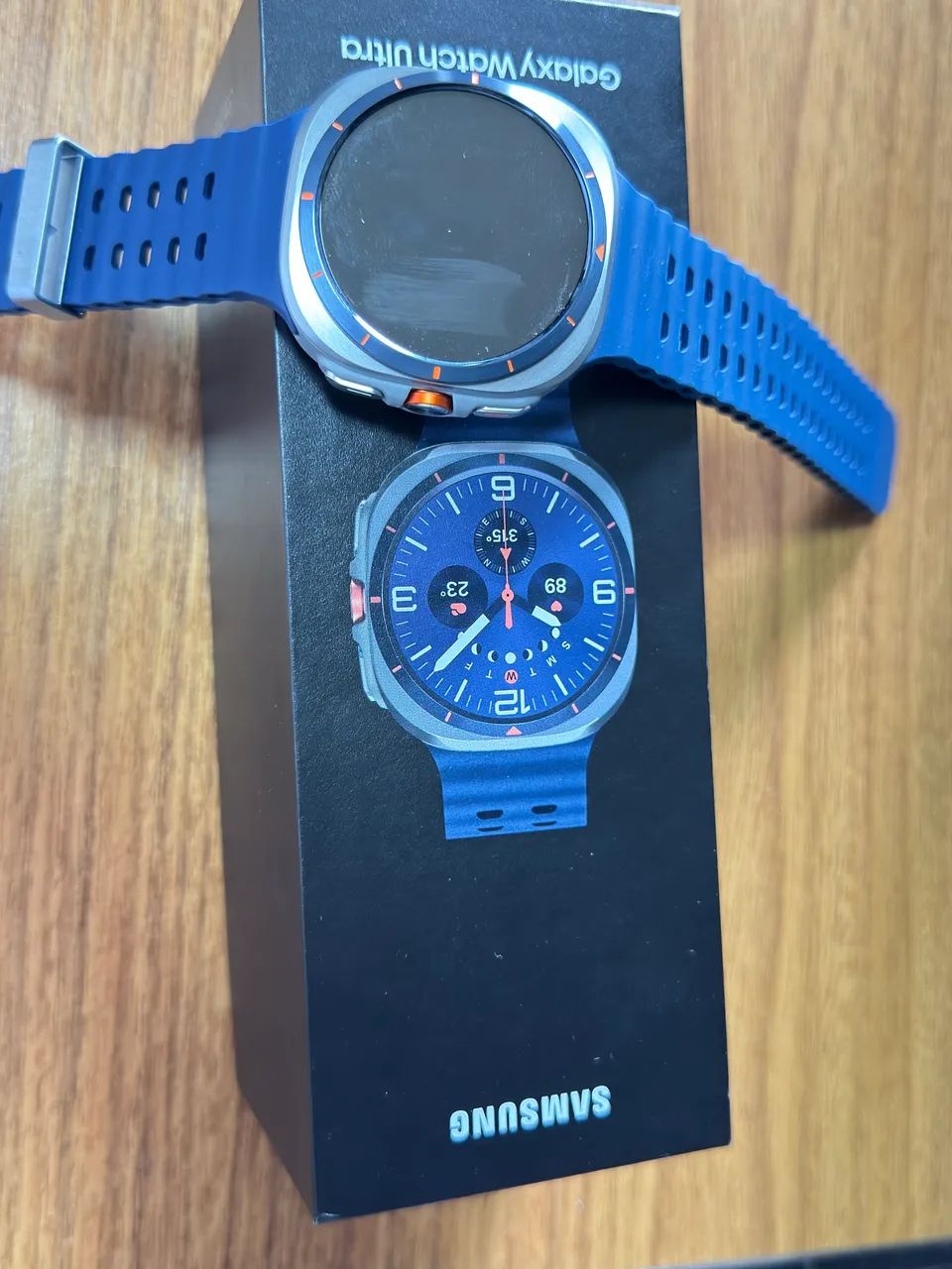 Samsung Galaxy Watch Ultra 2025 - 47mm, Galaxy Ai, Titânio Aeroespacial Azul - Foto 2