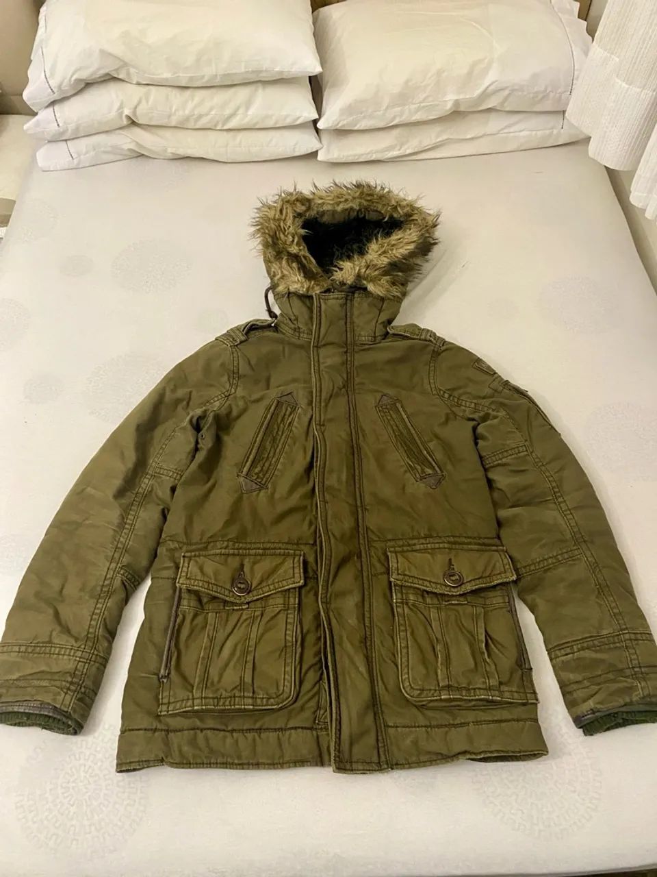 Jaqueta Parka Abercrombie & Fitch Basin Mountain