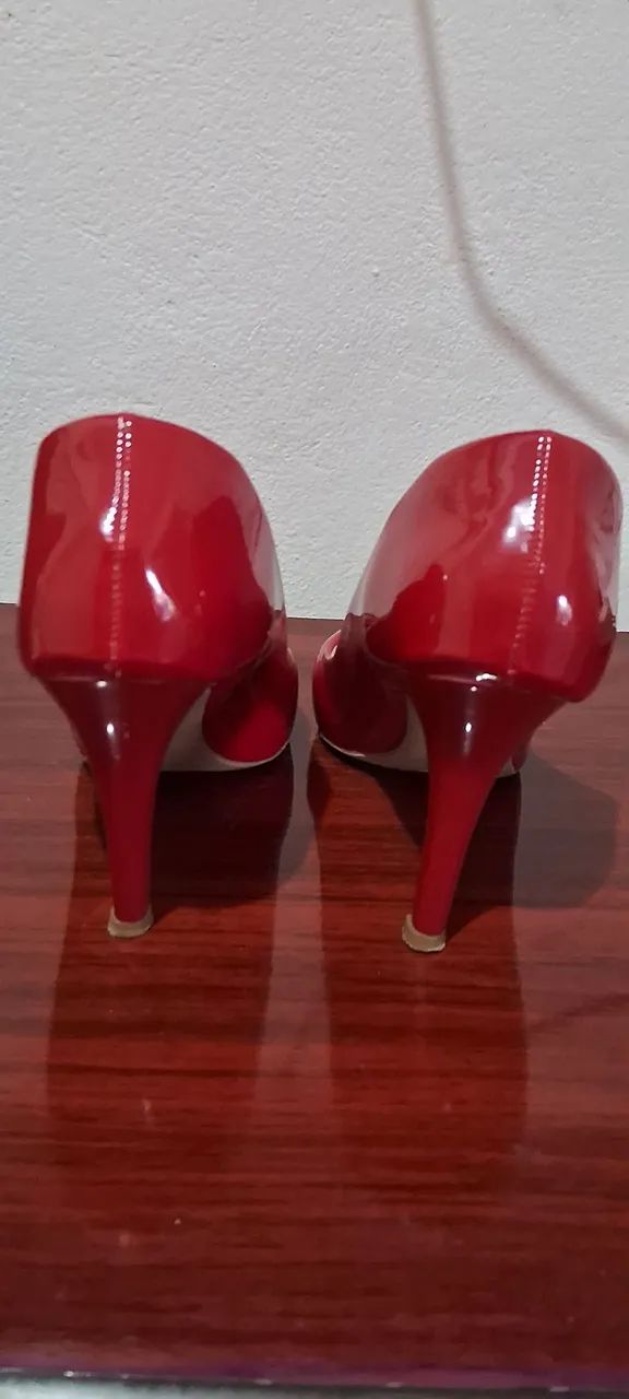 Scarpin vermelho n° 34 - Foto 2