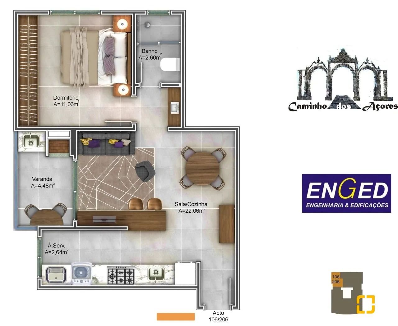 Apartamento em Açores - Foto 2