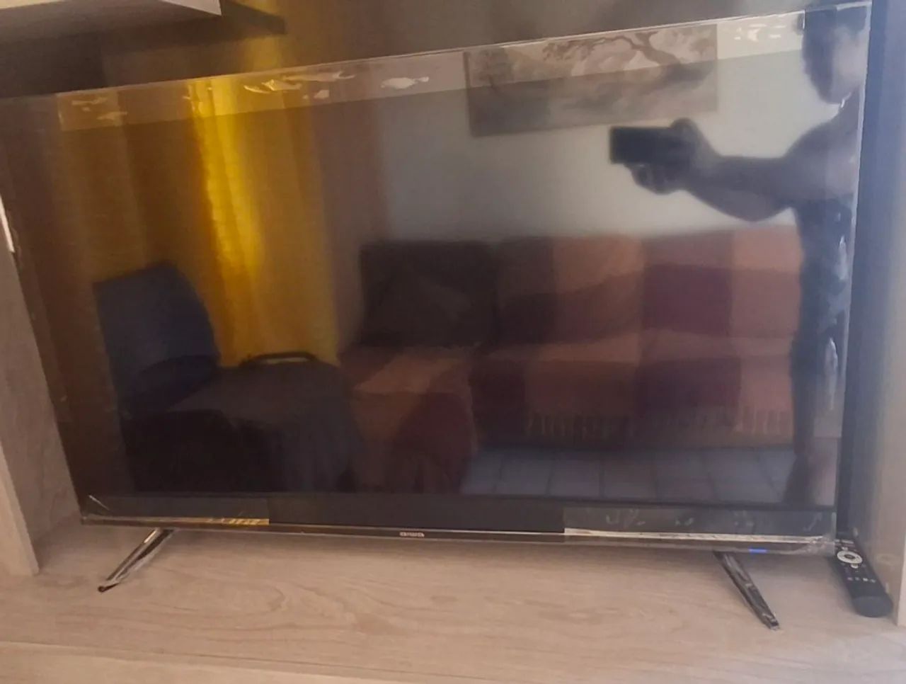 SMART TV AIWA 50 POLEGADAS - 2 MESES DE USO - Foto 2