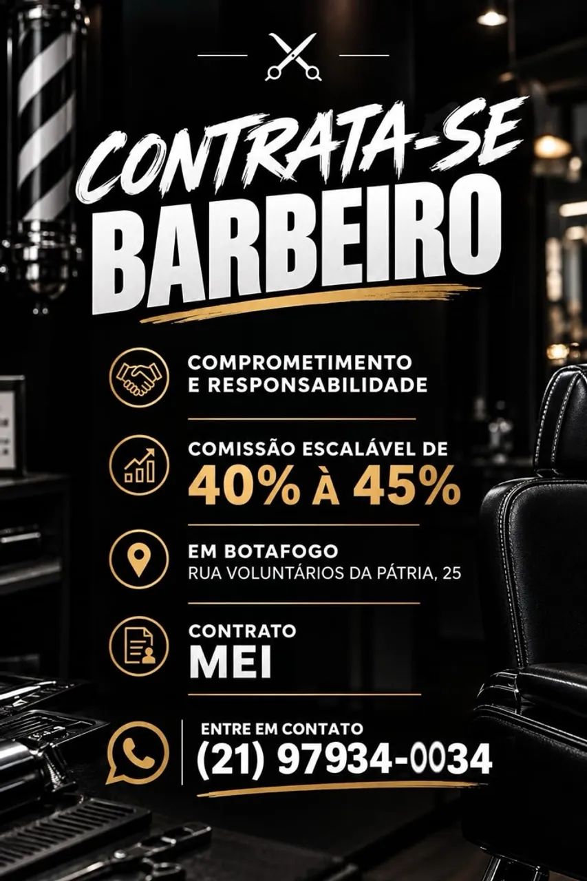 CONTRATE - SE  BARBEIRO 