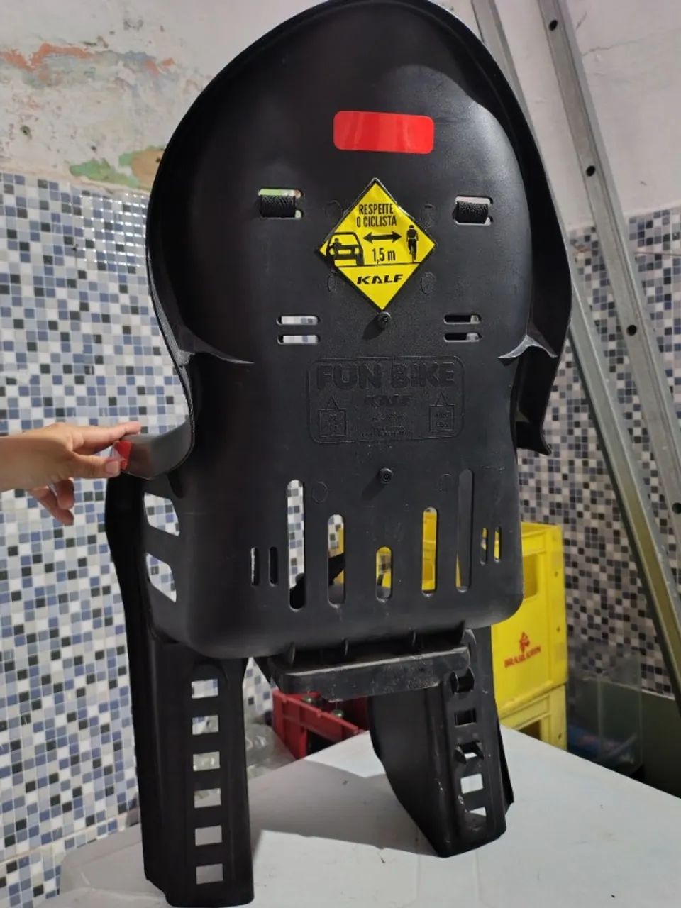 Cadeirinha traseira para bicicleta 