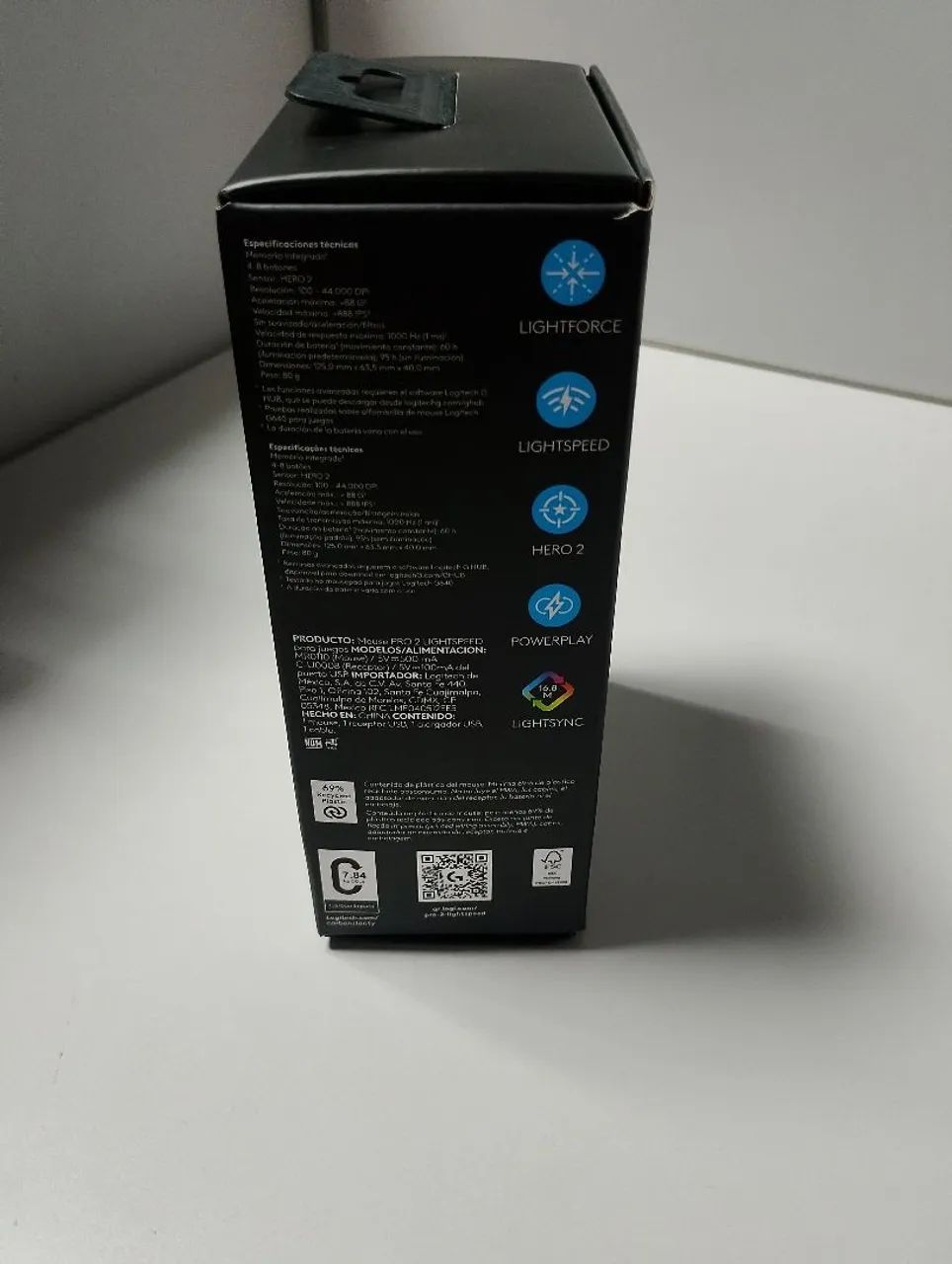 Mouse Logitech G PRO 2 LIGHTSPEED - Branco - Foto 4