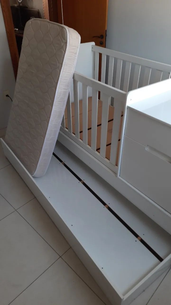 Berço Cama + Colchão - Foto 3