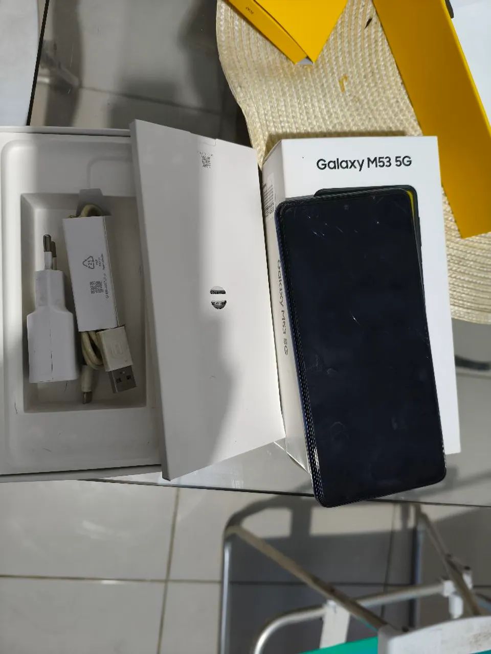 Vende-se 2 Samsung M53 Marrom e Azul 600,00 CADA! ACEITO PROPOSTAS E NÃO TROCA; - Foto 5