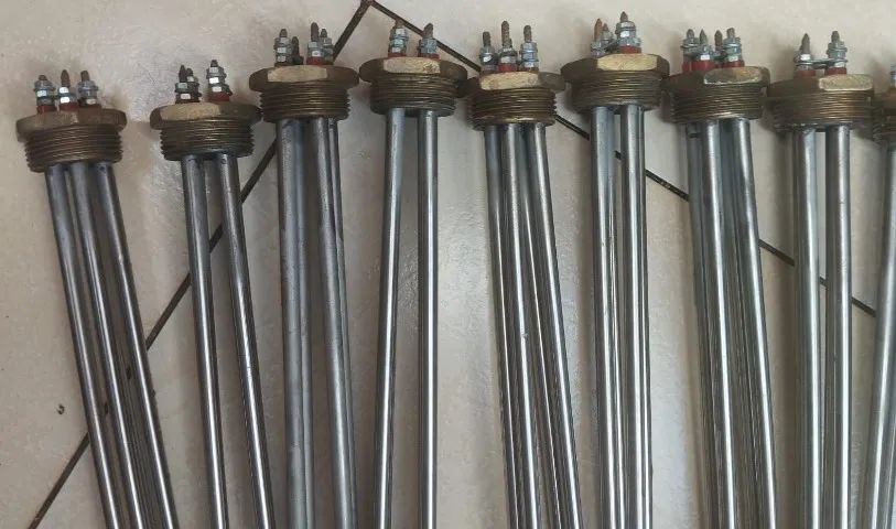 Resistência elétrica bifásica 5000 Watts x 220 V, em aço inox (NOVAS)