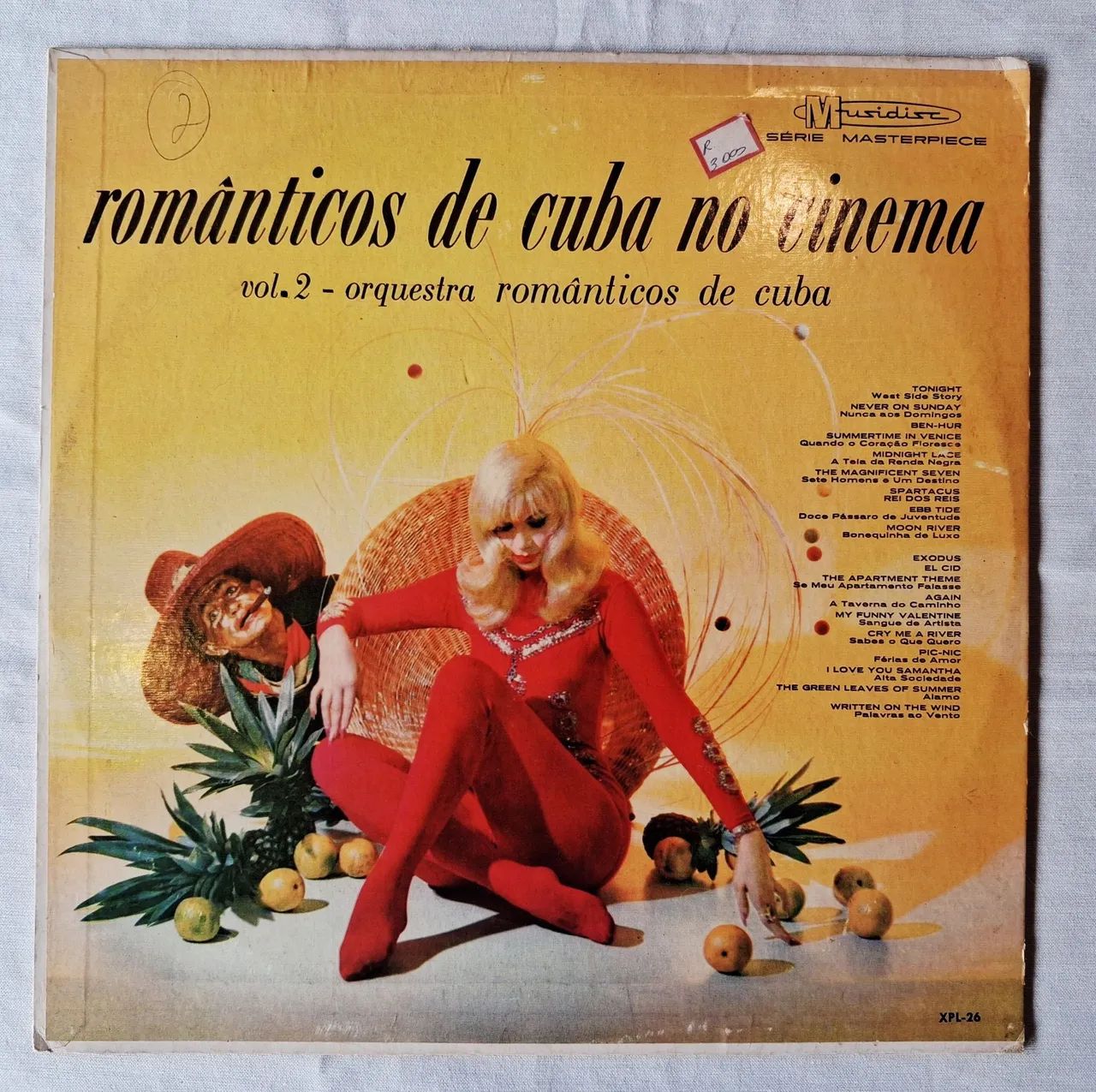 DISCO DE VINIL ? ORQUESTRA ROMÂNTICOS DE CUBA ? NO CINEMA VOL. 2