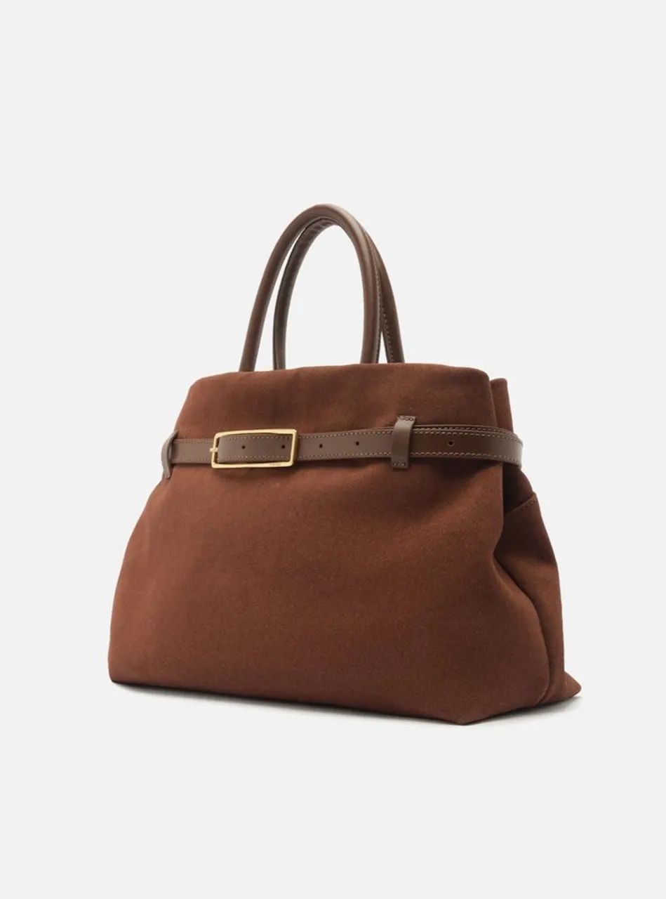 Bolsa Tote Arezzo couro rústica  - Foto 5