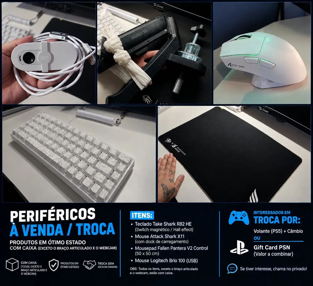 ? PERIFÉRICOS À VENDA / TROCA ?