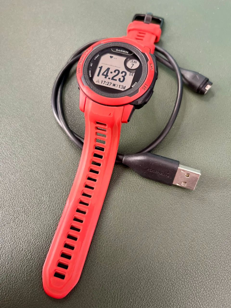 Garmin Instinct 2S Vermelho - Foto 5
