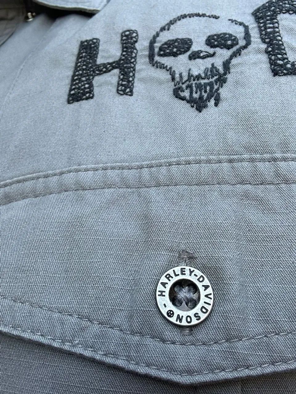 Camisa Harley Davidson original tecido- estilo biker - Foto 4