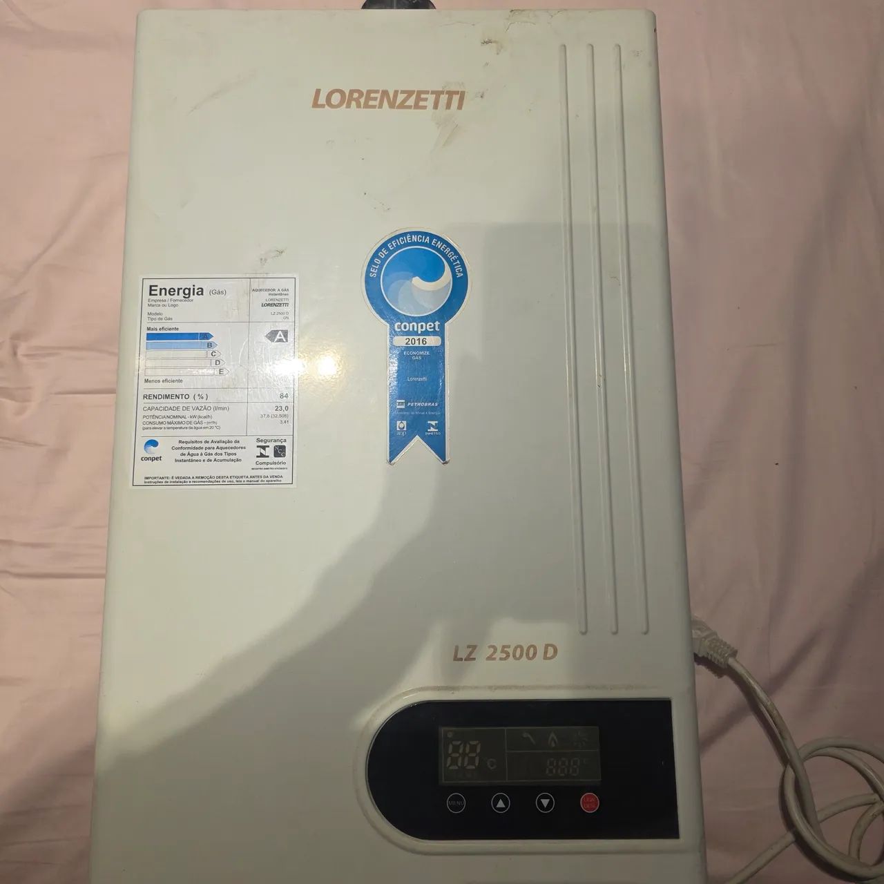 Lorenzetti aquecedor a gas para chuveiro