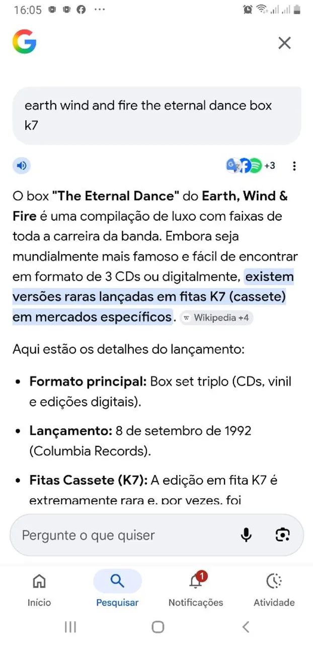 Box K7 Earth, Wind & Fire The Eternal Dance - Foto 4