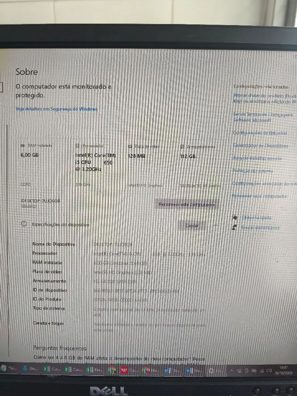 Computador completo IntelCore I5 6Ram 112GB - Foto 4