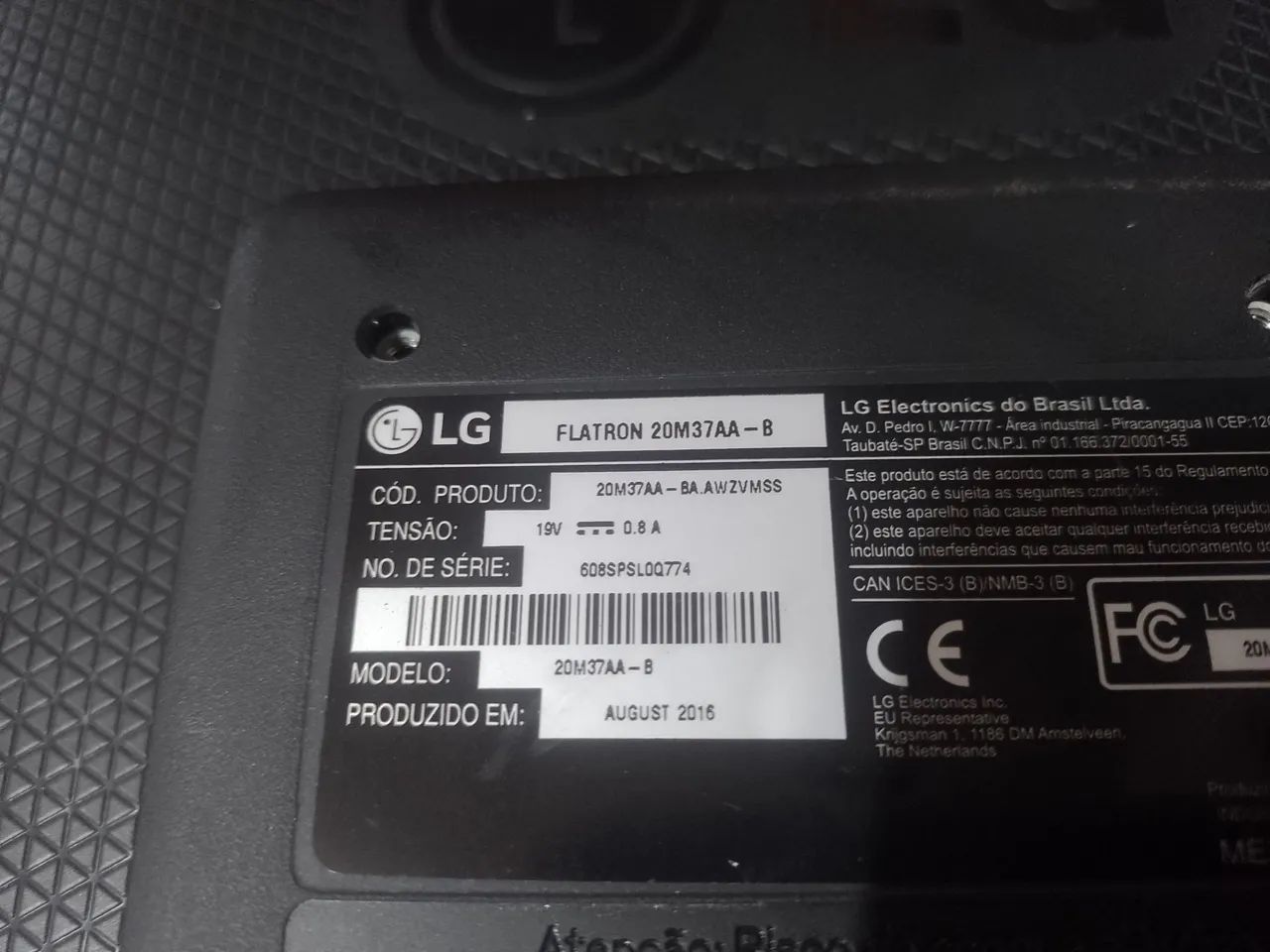 MONITOR LED LG 20 POLEGADAS SEM HDMI  - Foto 4