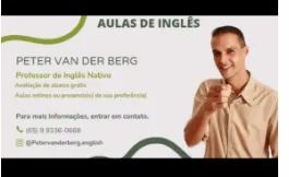 Aulas de Inglês com Professor Nativo