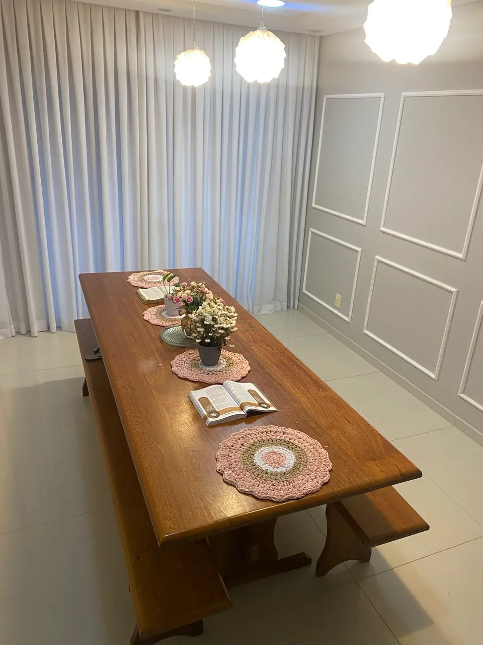 Mesa madeira de lei  - Foto 2