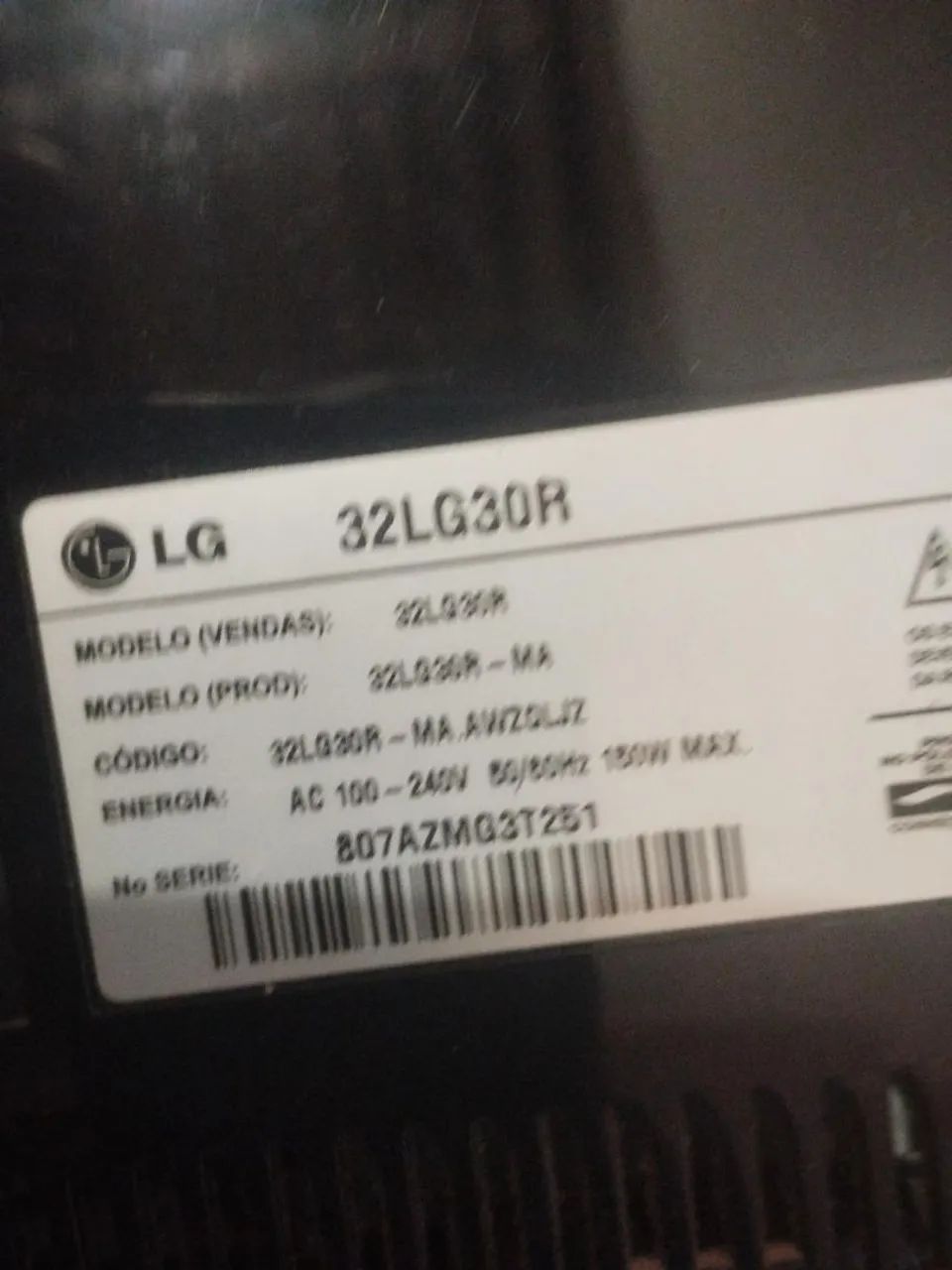TV LG 32 POLEGADAS 