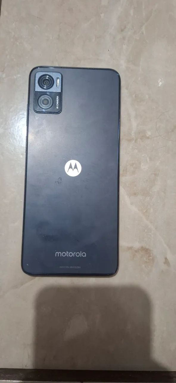Moto E22 com placa mãe queimada