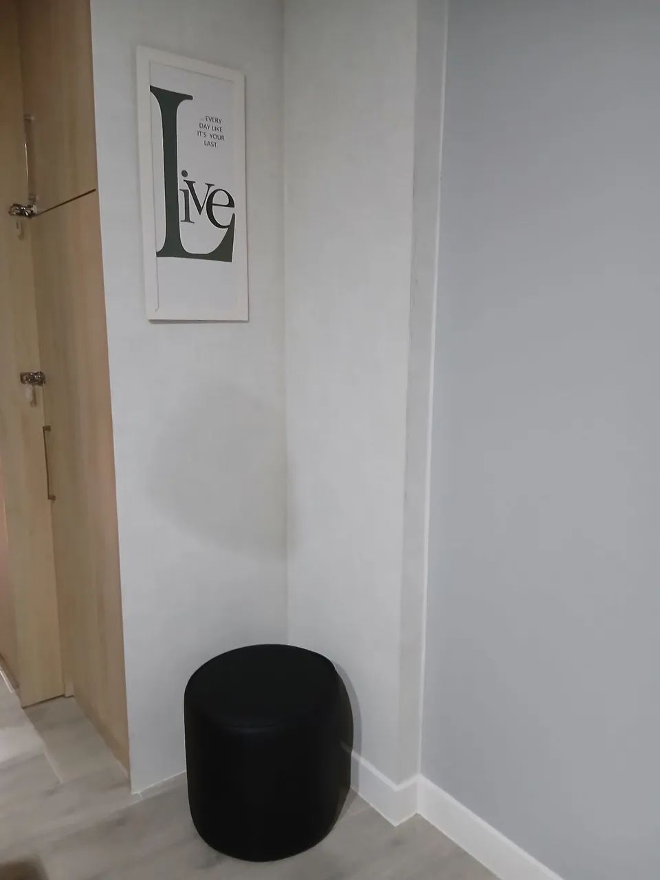 Puff couro preto - Foto 2