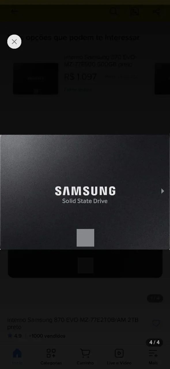 Ssd 2tb sansung evo870  - Foto 2