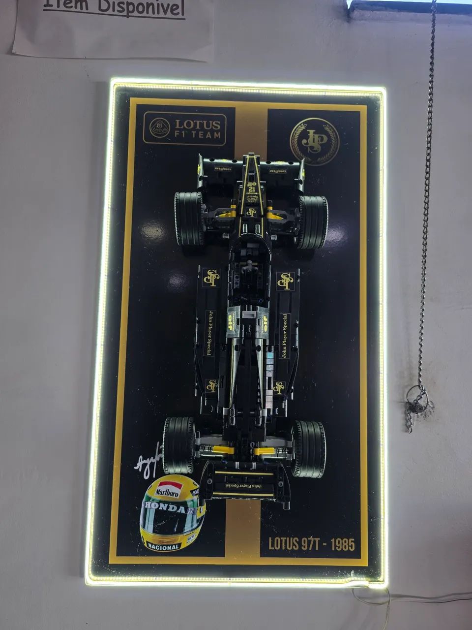 Réplica lotus airton senna