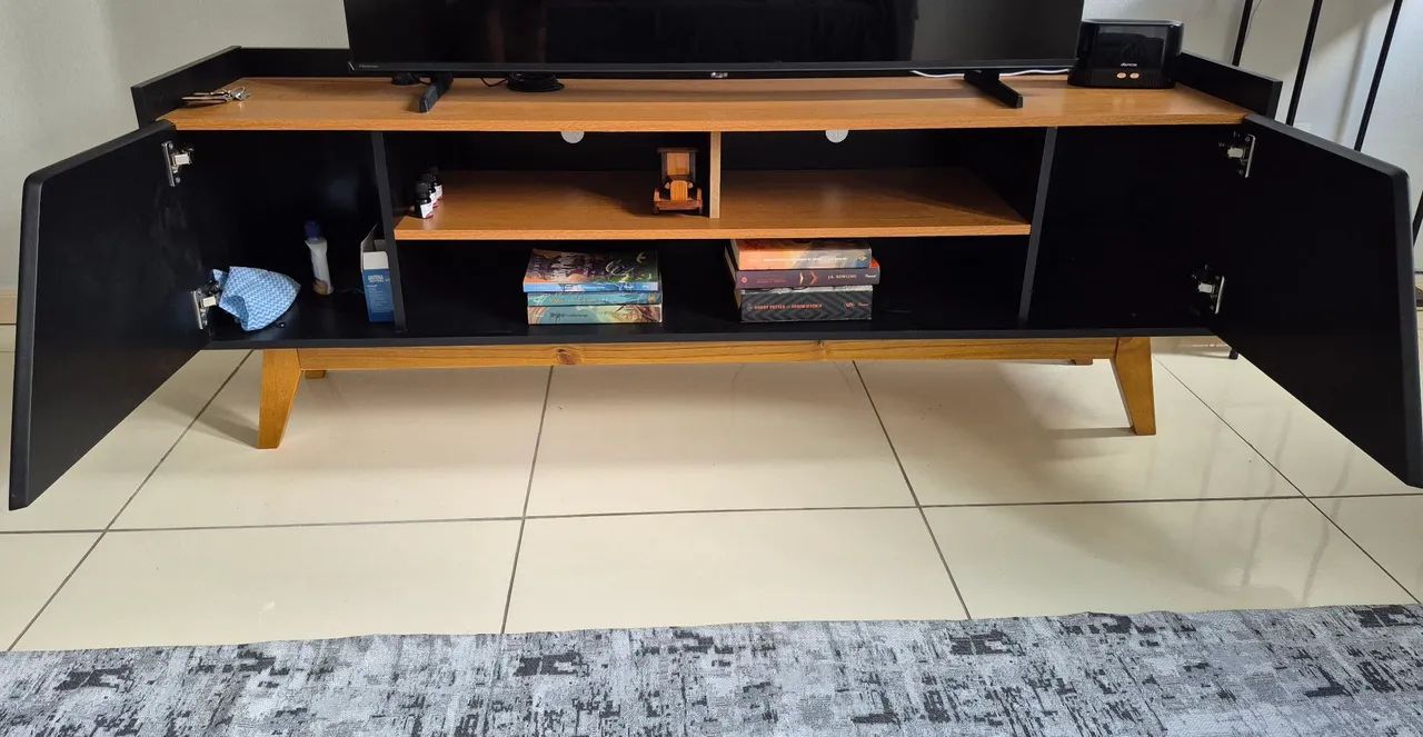 Rack Turim (para Tv até 65 polegadas) MDF - Foto 3