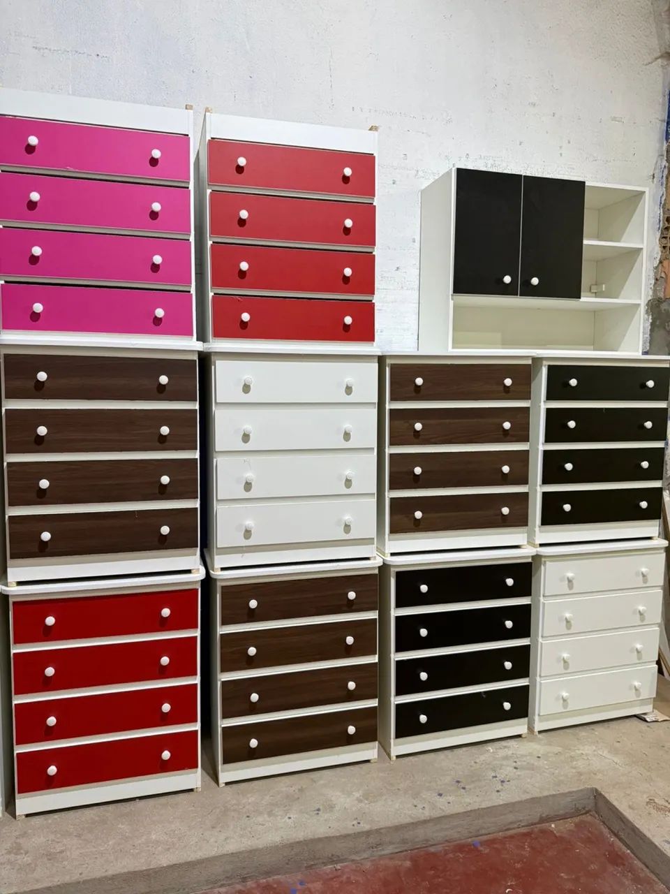 Cômoda 4 Gavetas MDF Diversas 